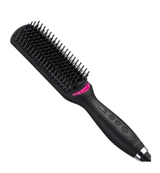 Revlon RVST2168 One Step Straight & Shine Hot Ionic Brush, Black