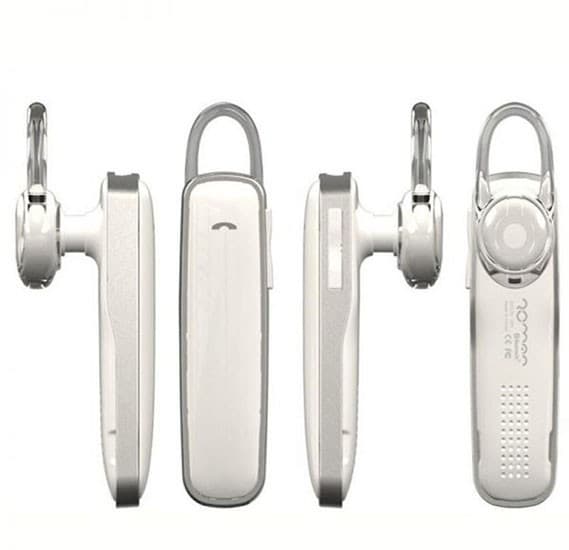 Hoco wireless Bluetooth  Earphone , 50 mAh Battery, White,E1 
