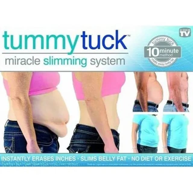 Tummy Slimming Belt Black
