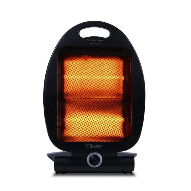 Clikon CK4234 Quarts Room Heater Black