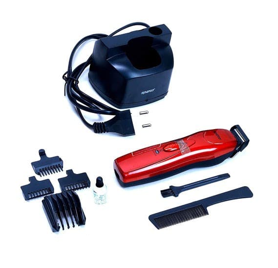 Sparcot Cordless Rechargeable Beard Trimmer - SP1947-Red