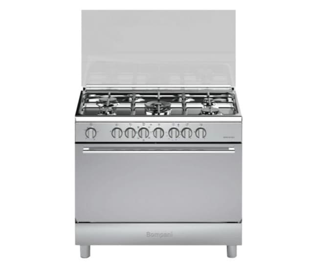 Bompani 5 Gas Burner 90x60cm Cooker With Electric Oven And Grill, BO683ME/L