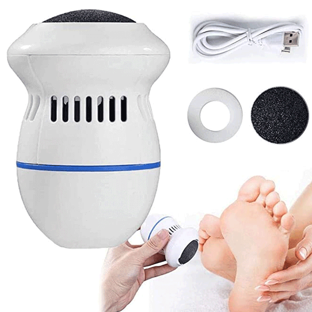Electric Foot Grinder, Electric Foot Files Grinder Hard Cracked Skin Trimmer Dead Skin Ankle Pedicure, Hard Skin USB Rechargeable Electric Callus Foot File Pedicure Tools For Removing Calluses