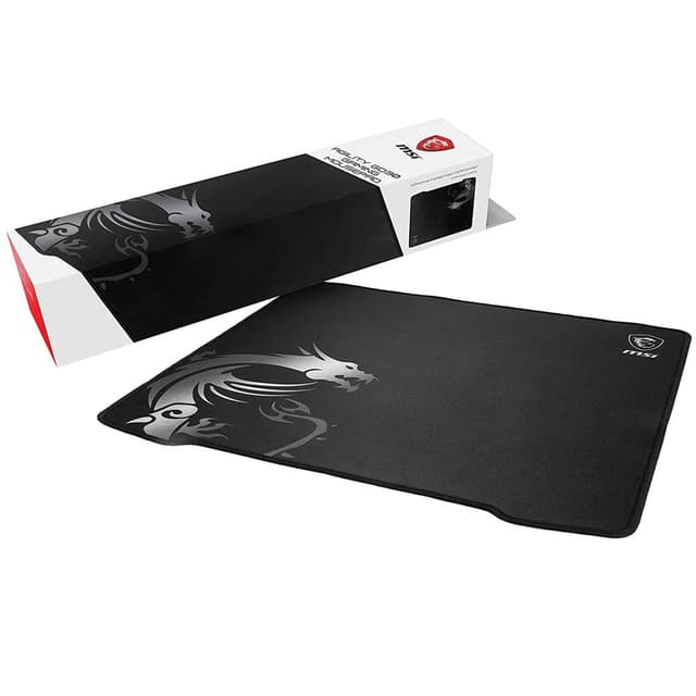 MSI GD30 Natural Rubber Base Gaming Mousepad, Black