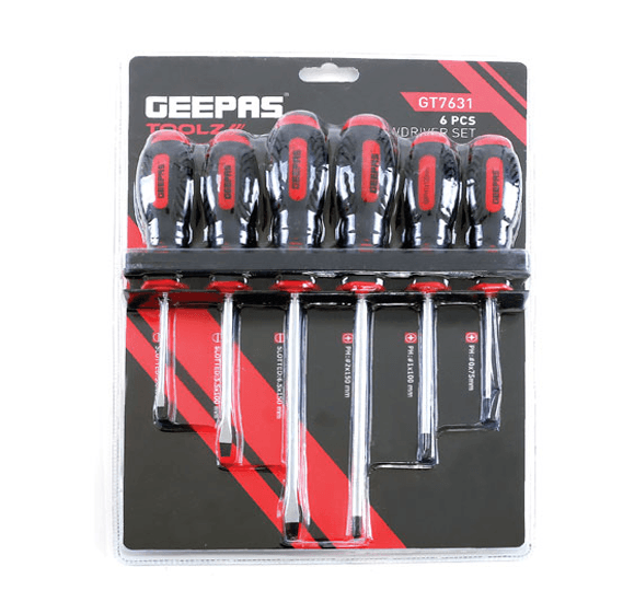 Geepas 6 Pcs Screwdrivers Set - GT7631