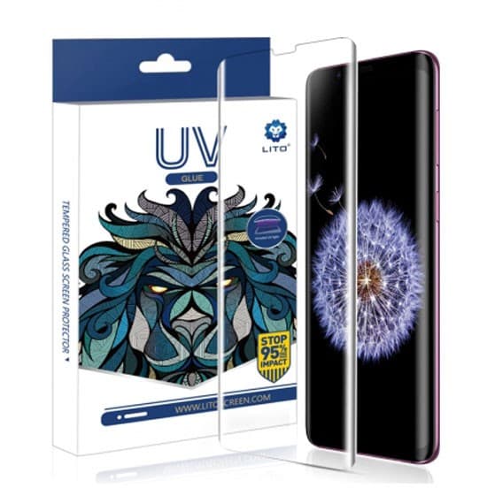 Lito UV Liquid Full Glue Tempered Glass Screen Protector For Samsung S9 Plus