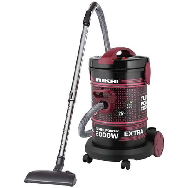 Nikai NVC350T Drum Type Vaccumm Cleaner 2000W, Red