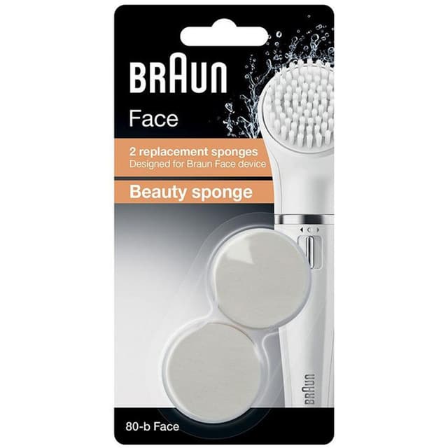 Braun SE 80 B Beauty Replacement Sponges, White