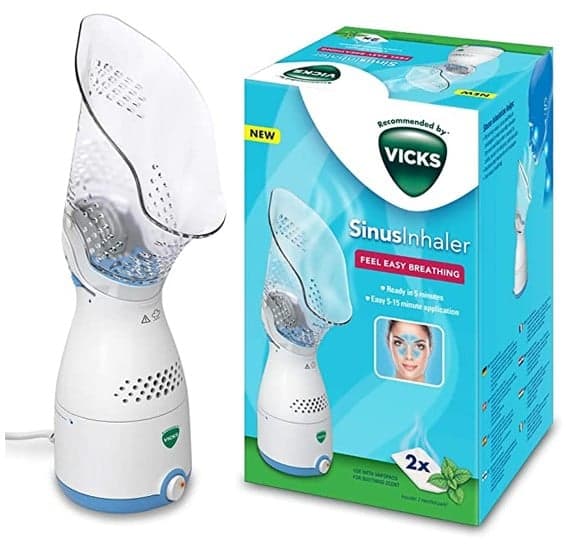 Vicks Personal Steam Inhaler with Two Scent Pads VH 200E1