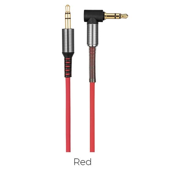 Hoco Aux Cable Spring Audio Without Mic UPA02-Red