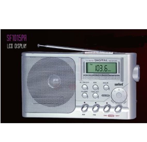 Sanford Rechargeable Portable Radio - SF1015PR