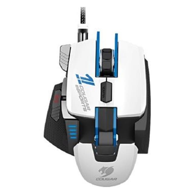 Cougar CGR-WLMW700 eSports ADNS-9800 Laser Sensor Wired Gaming Mouse White