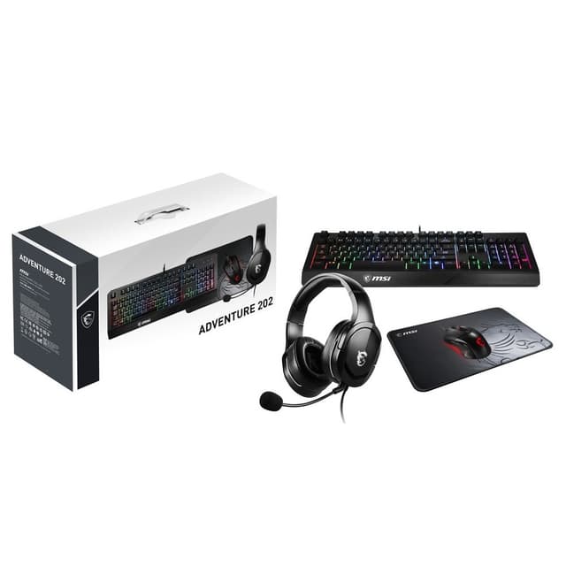 MSI Adventure 202 Gaming Bundle Black