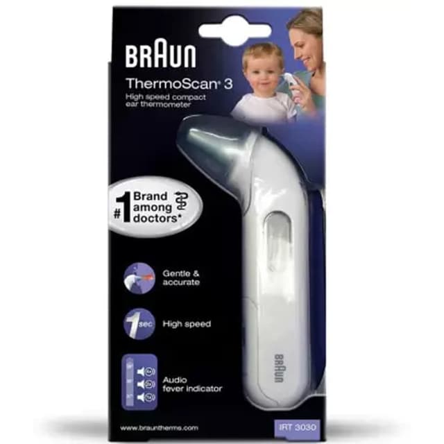 Braun Thermoscan 3  Ear Thermometer | Thermoscan Lens Filters for Ear Thermometer  IRT 3030