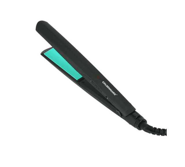 Olsenmark Ceramic Hair Straighteners Hair Styler 360 Swivel Cord Hair Heating Auto Temperature Control Ptc Heating Element Black 400grams - OMH4062