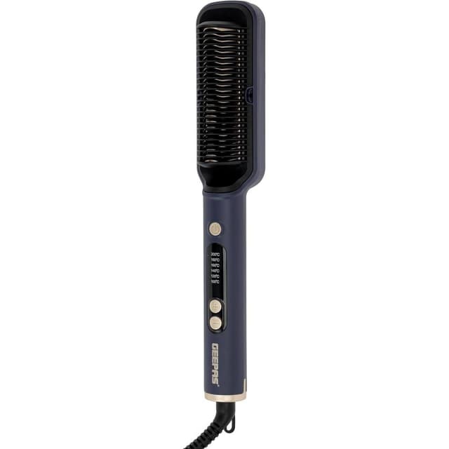 Geepas Gold Ceramic Coated Hair Brush for Smooth Styling - GHBS86088