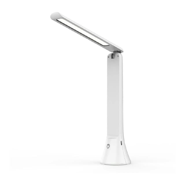 Yeelight Mate Rechargeable Table Light with Torch, Portable LED Desk Lamp, Adjustable 3000K-5000K Lighting, 1800mAh Battery, White, Non-Smart - YLYTD-0027