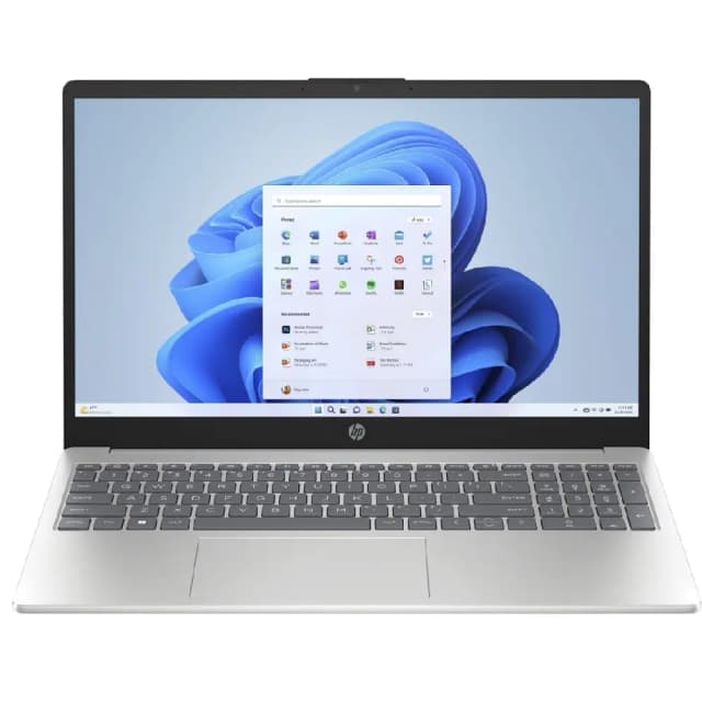 HP 15-fc0025wm Laptop, AMD Ryzen 5 7520U, 8GB RAM, 1TB SSD, 15.6-Inch Full HD Touchscreen Display, Integrated Graphics, Windows 11 Home, Silver