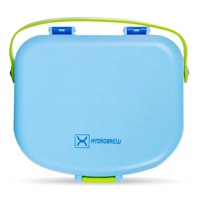 HYDROBREW 4‑Compartment Bento Lunch Box with Spoon And Fork Set Cobalt 1.3 L - HB.4CLBWSF.BU