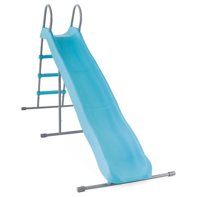 Intex 44107 2.44M Freestanding Inflatable Water Slide Perfect for Pools and Backyard Fun