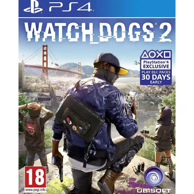 Ubisoft Watch Dogs 2 (PS4) - Open World Hacking Adventure, San Francisco Bay Area, Stealth & Action Gameplay UBP50412037