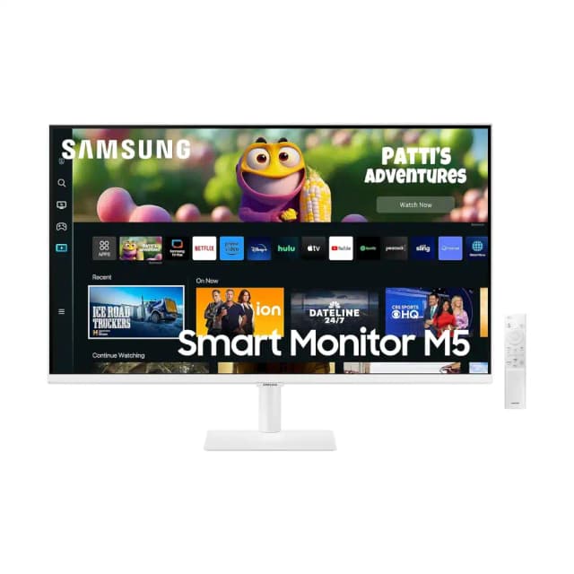Samsung Smart Monitor M5 27 Inch FHD Display WiFi Bluetooth Smart TV Apps HDR10 HDMI LS27CM501EMXUE