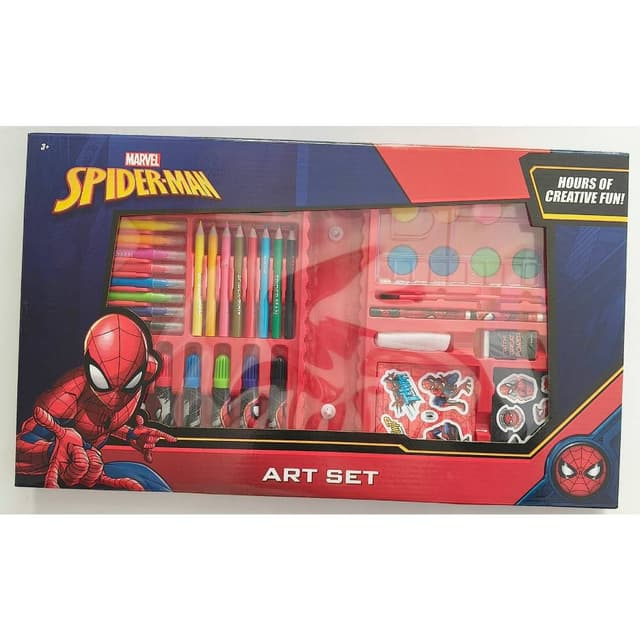 Spider Man Art Set for Kids with Coloring Tools and Stationery Essentials - FK-TT30248