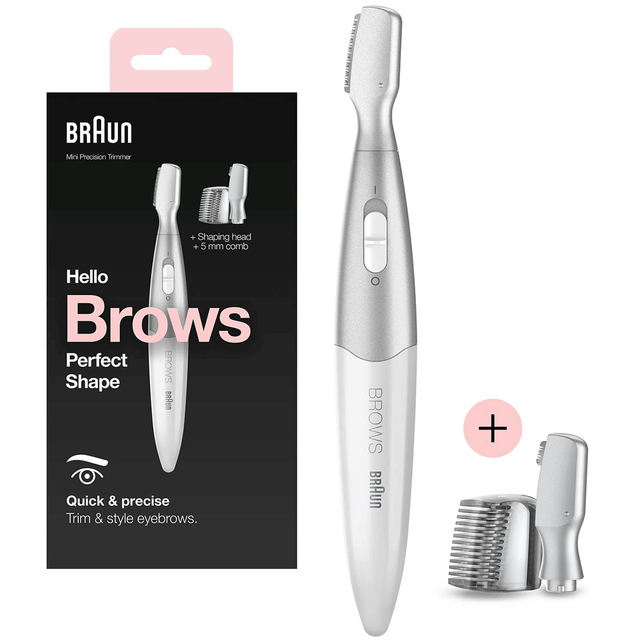 Braun FG 1106 GP Silk finish Precision Hair Remover and 4 attachments