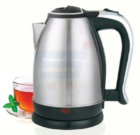 Olsenmark OMK2259 1.8L Stainless Steel Electric Kettle, 1500W Rapid Boil, Cordless 360° Rotating Base, Auto Shut-Off & Boil-Dry Protection