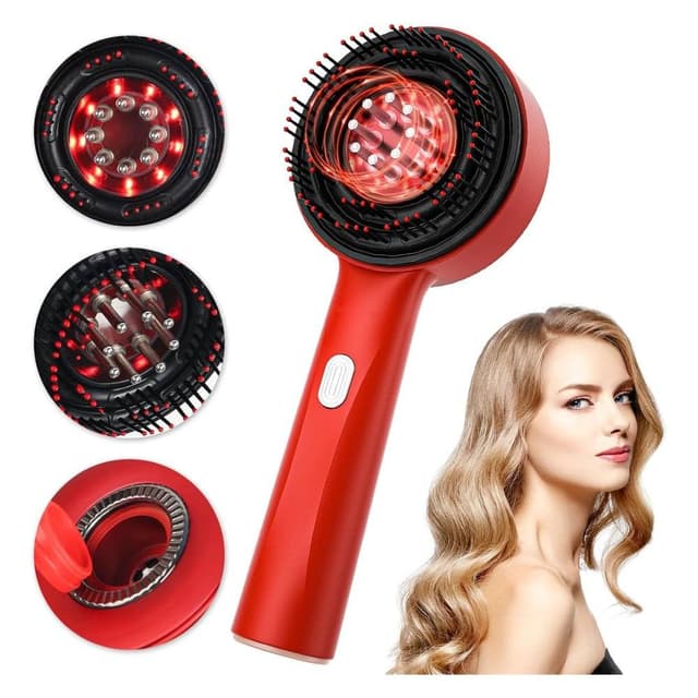 Scalp Massager with Hair Oil Applicator Cordless Rechargeable Hair Growth Brush,IPX7 Waterproof for Scalp Messenger Head Muscle Relaxation Assorted color