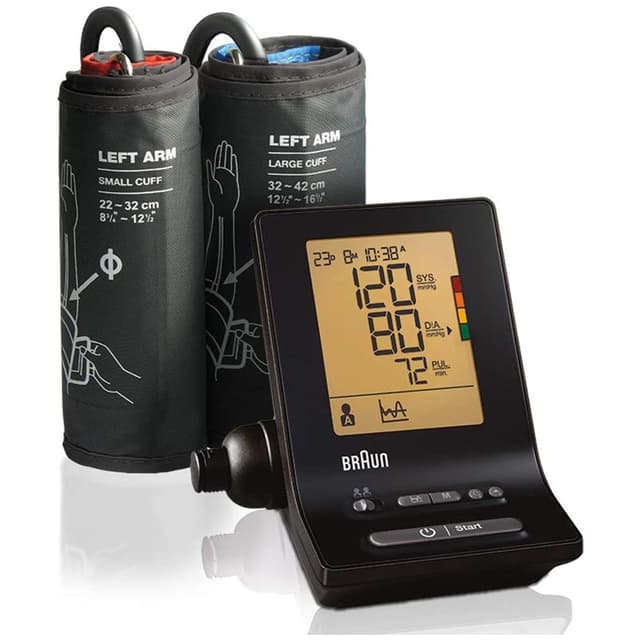 Braun Exactfit 5 Upper Arm Blood Pressure Monitor | Accurate Fit An Automatic Overarm Blood Pressure Monitor BP6200