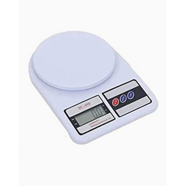 Electronic Kitchen Digital Weighing Scale 7Kg White