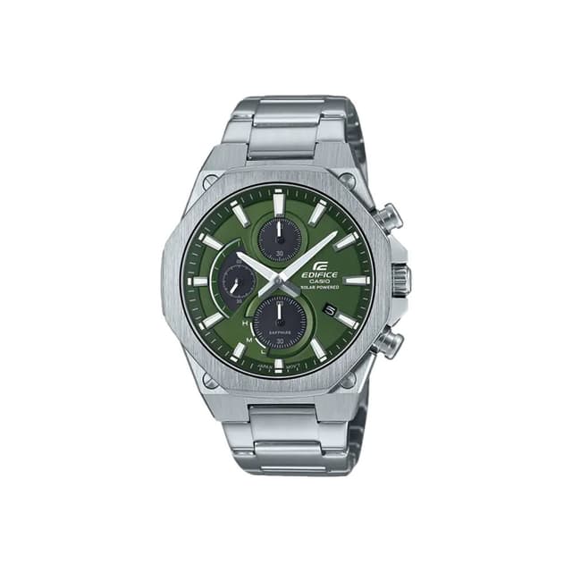Casio Edifice Mens Analog Watch - Green Dial Stainless Steel - EFS-S570D-3AVUDF