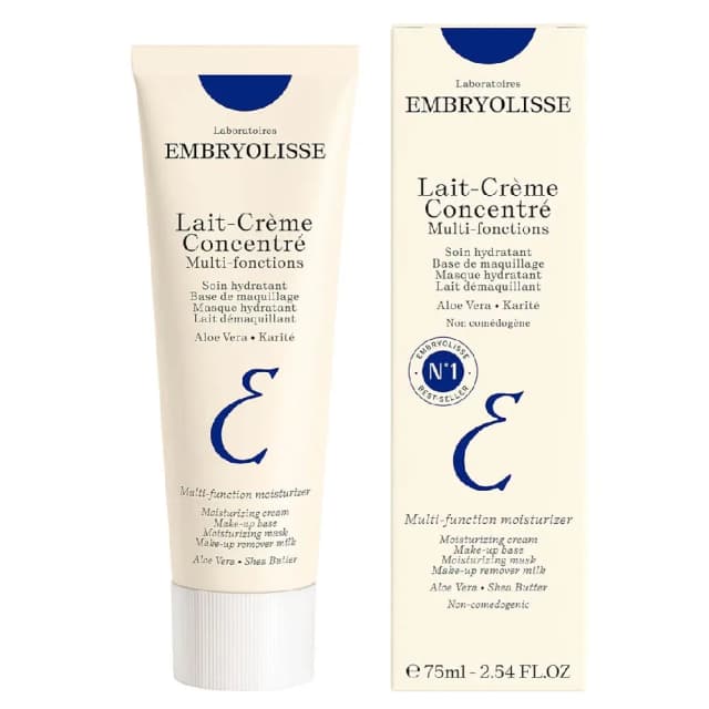 Embryolisse Lait-Creme Concentre Multi-Function Moisturizer Cream 75ml - Nourishing Face Cream, Makeup Primer & Hydrating Mask