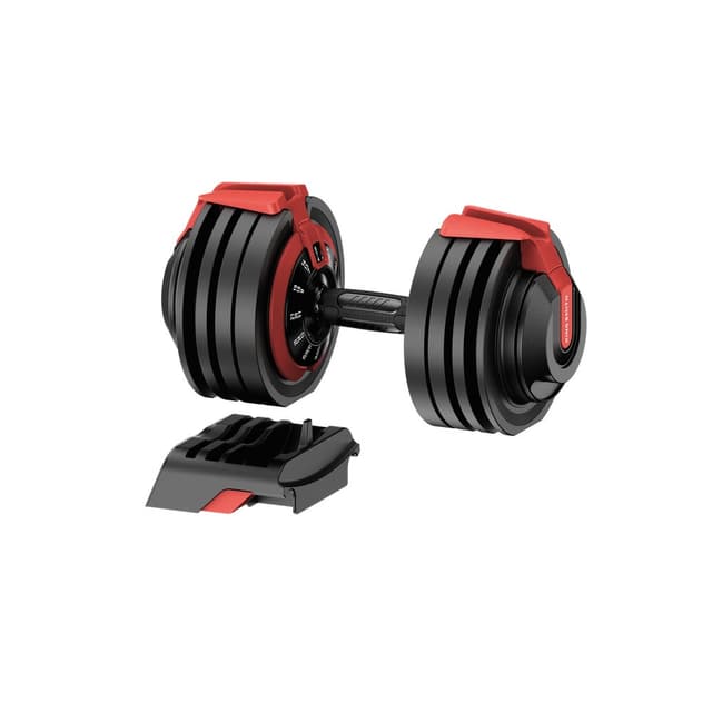 Kingsmith FWAD241 24KG Adjustable Dumbbell, Color Accented, Black‑Red - FWAD241