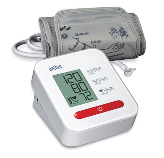 Braun ExactFit BUA5000 Upper arm blood pressure monitor+ Vicks Portable Personal Steam Inhaler V1300