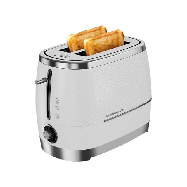 Beko 2 Slice Toaster 870W Extra Wide Slot Defrost, Reheat Cancel Functions Variable Browning Detachable Crumb Tray-TAM8202CR