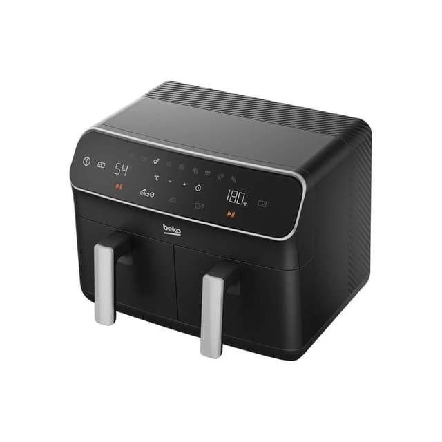Beko Air Fryer FRL 5388B 8.5Litre Capacity 2400W Wide Touch Screen 9 Functions Including Defrost Reheat Dehydrate Air Broil Bake Roast Rotisserie Grill