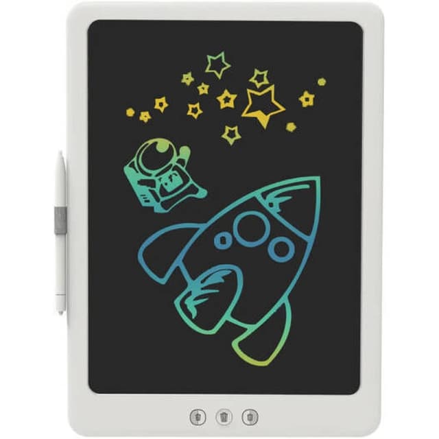 Blupebble 14-Inch Tablet Doodle Writing Drawing Board for Kids White - BP-DOODLE14-WH