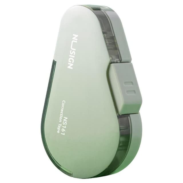 Deli High Coverage Correction Tape Green 5mm x 6 meter Size Ink Proof Curved Surface Ideal for Office and School Use - NS161 - Green