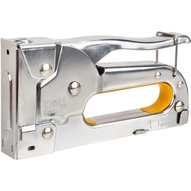 Deli Tacker or Staple Gun Set, Tack Up to 4-8mm Thickness, Sturdy and Reliable for Office and Home Use - ET35011