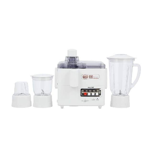 Geepas 4 in 1 Food Processor 1800ML 650W Powerful Motor - GSB6147