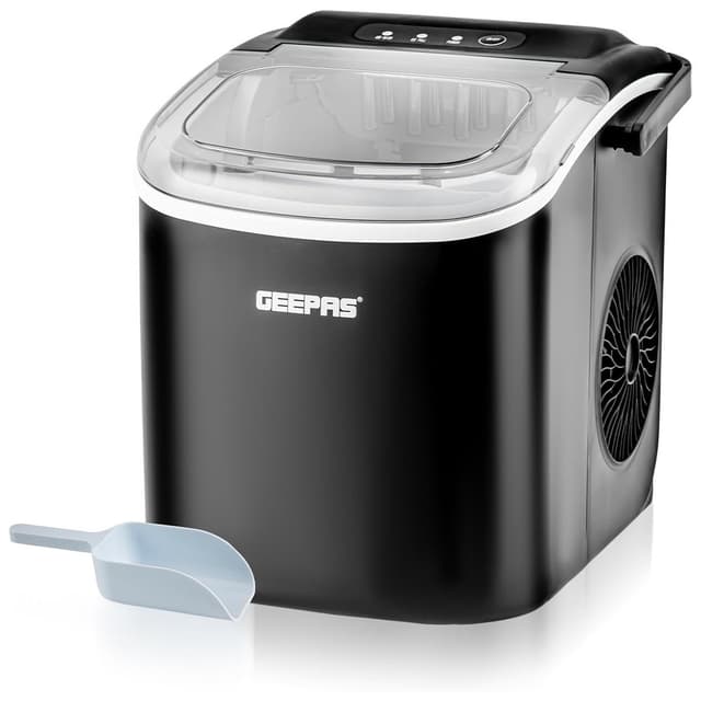 Geepas Portable Automatic Ice Maker 1.2L Water Container Capacity - GIM63053UK