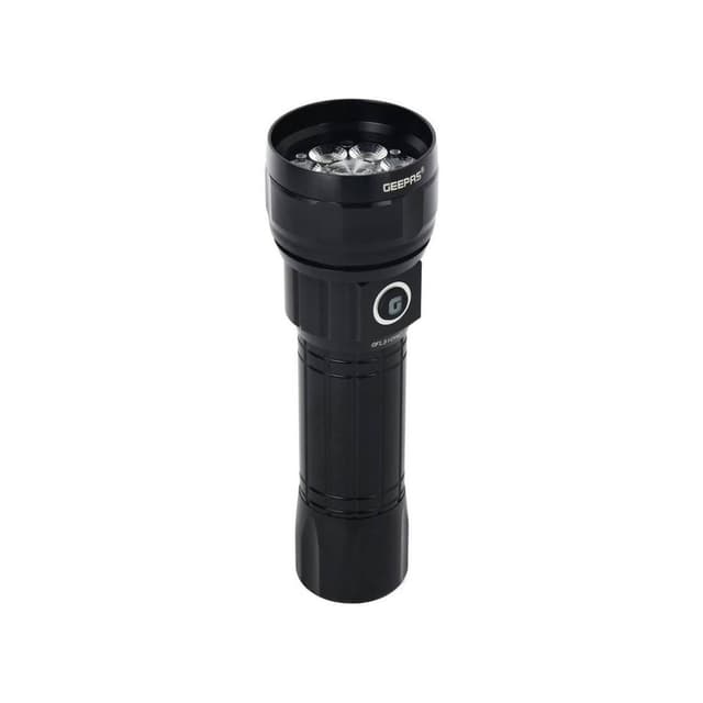 Geepas Zoomable LED Flashlight 4000mAh Battery 5 Hour Runtime - GFL51098