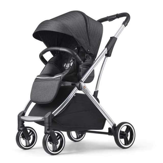 Gokke - Reversible Baby Stoller, 5 Point Safety Harness, Compact Fold, Forward And Rear Facing, 0-36 Months, Black - B108BL