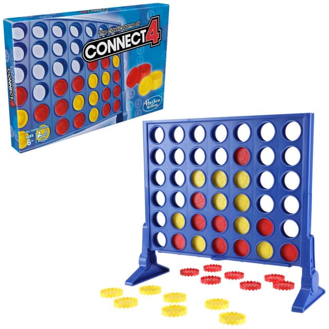 HASBRO Connect 4 Classic Strategy Game – 6x7 Grid, Fun Family Game, 6+ Years - A5640EF33