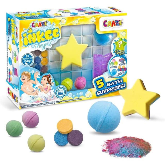 INKEE 5 Bath Surprises - Mixed Surprise Pack for Kids - 26106