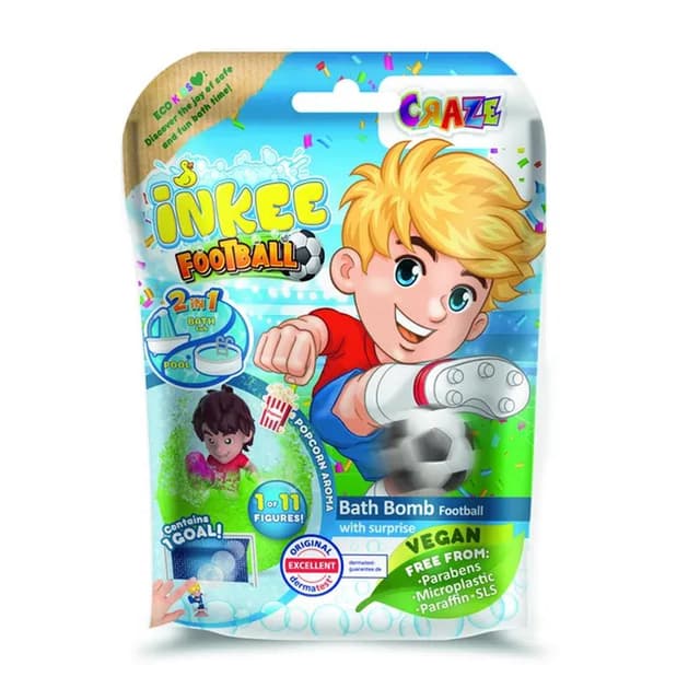 INKEE Surprise Bath Bomb - Football Theme - 40164