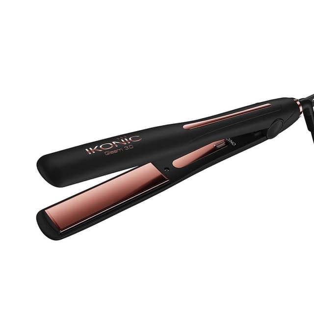 Ikonic Gleam Rose Gold Straightener 3.0 - Advanced Hair Styling with Digital Control