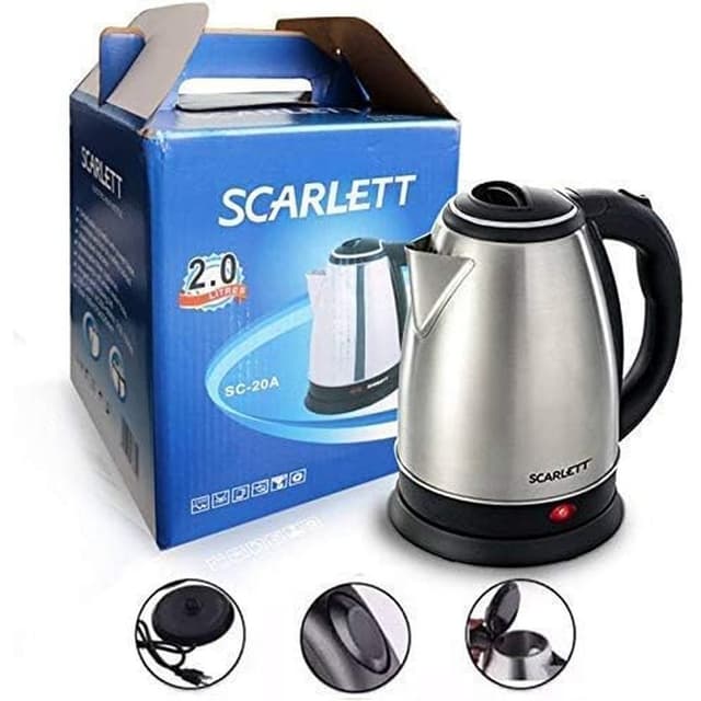 Ikonic Scarlett Electric Kettle Stainless Steel SC-EK21S62
